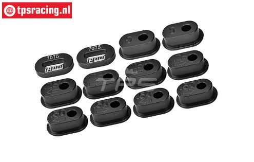 MX010-BK PROMOTO Alu-Ketting spanner zwart, set