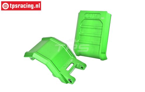 MX016AB-G PROMOTO Alu-Skid plaat Groen, set