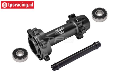 MX007-BK PROMOTO Alu wiel as achter zwart, set