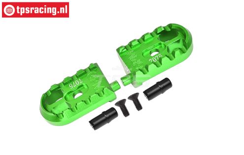 MX014-G PROMOTO Alu-voetsteun Groen, set