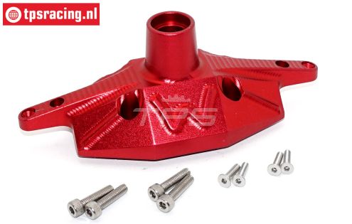 SB013A-R Alu-Achter as huis Rood SBR-SRR, 1 st.