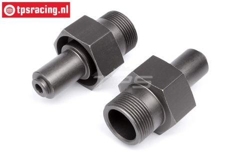 HPI102156 Wiel as voor Gun-Metal, 2 st.