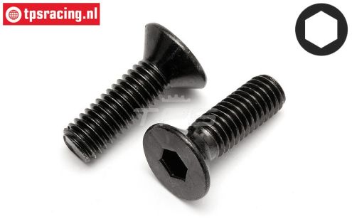 HPI15445 Inbus verzonken kop M6-L16 mm, 2 st.