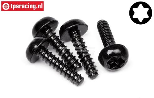 HPI15495 Torx bolkop parker Ø4-L16 mm, 4 St.