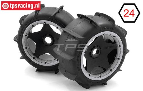 HPI4741 HPI Sand Buster Paddle M op velg Ø170-B80 mm, 2 st.