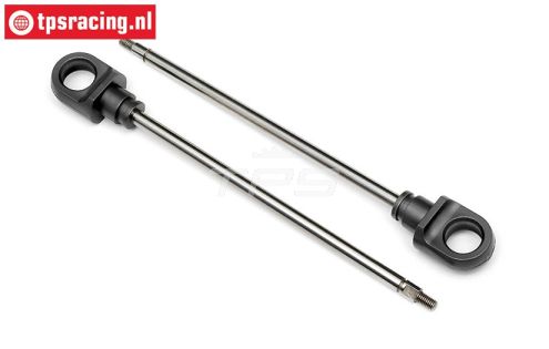 HPI86437 5B Schokdemper stang kort, 2 st.