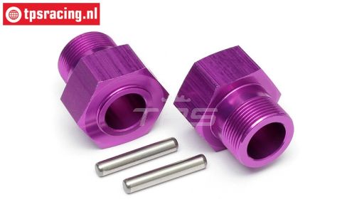 HPI86469 Wiel as achter Paars, 2 st.