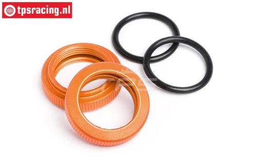 HPI87492 Schokdemper instelring Oranje Ø20 mm, 2 st.