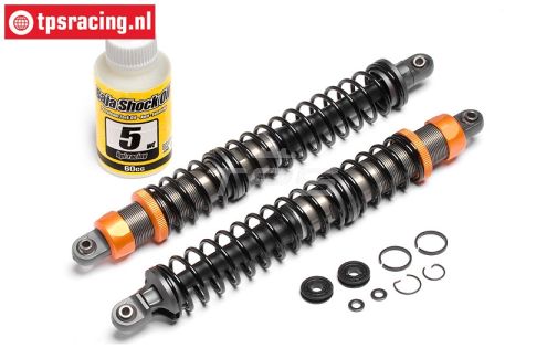 HPI87562 Schokdemper achter VVC/HD, Oranje, 2 st.