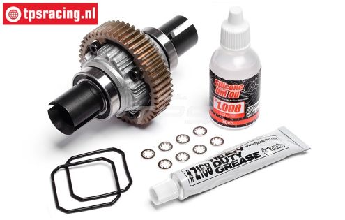 HPI87568 Aluminium Differentieel compleet, Set