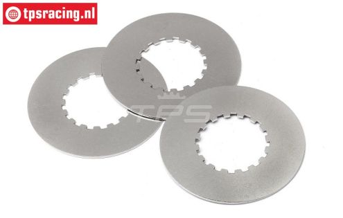 HPI87577 Stalen voering Slip koppeling, 3 st.