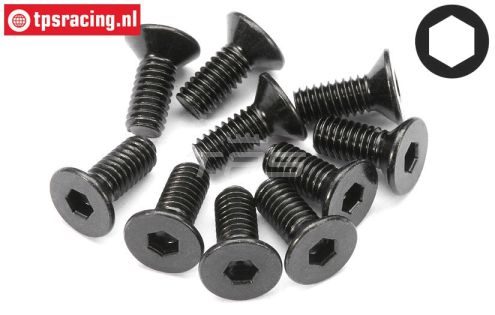 HPI94529 Inbus verzonken kop M4-L10 mm, 10 St.