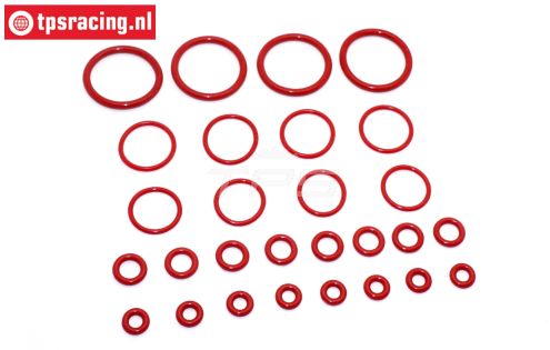 TPS75070/10 Schokdemper Siliconen O-Ring HPI-Rovan, Set