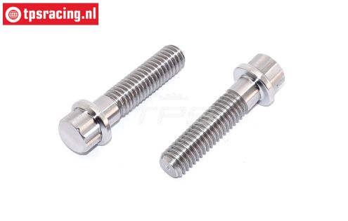 K10025 Camber schroef M6-L25 mm, 2 st.