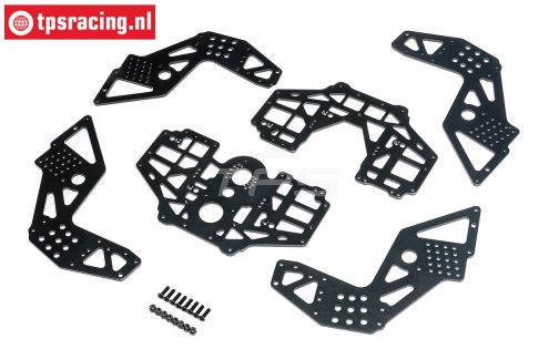 LOS241034 Chassis zij platen LMT Truck, Set