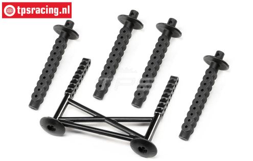 LOS241050 Kap Steunen achter LMT Zwart, set