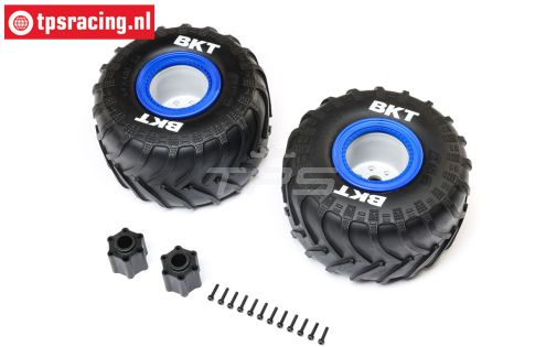 LOS-1819 LOSI LMT Monster Truck band Medium blauw, set