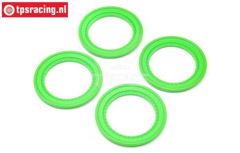 LOS-1820 LOSI LMT 2.0 Monster Truck Beadlock groen, 4 st.