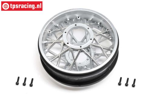 LOS-2305 Promoto achter velg zilver, 1 st.
