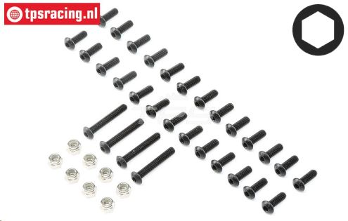 LOS250021 LOSI DBXL-E Kap schroeven, Set