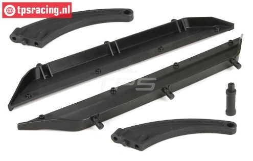 LOS251010 LOSI DBXL Chassis zij bakken, Set