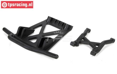 LOS251040 LOSI MTXL Achterbumper-skid plaat, Set