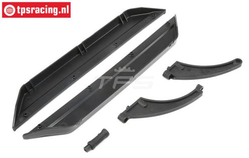 LOS251051 LOSI DBXL-E Chassis delen, set