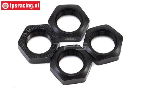 LOS252078 Wielmoer zwart SBR-2.0-SRR, 4 st.