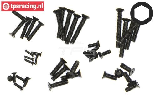 LOS255003 LOSI Inbus verzonken kop Sorti, Set