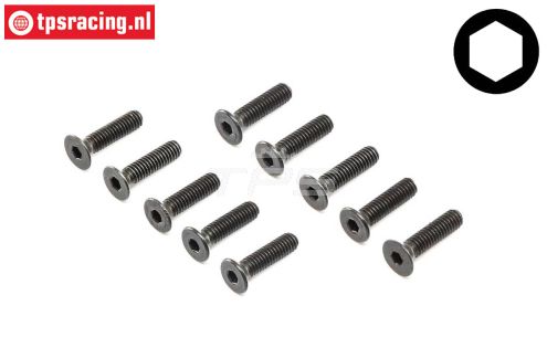 LOS255017 Inbus verzonken kop M4-L16 mm, 10 st.