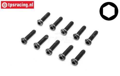 LOS265000 Inbus bolkop M2-L 6 mm, 10 st.