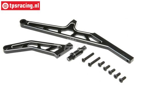 LOS351015 LOSI DBXL-E 2.0 Alu-Chassis Steun achter, set