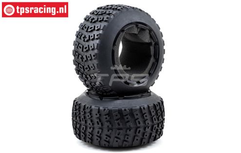 LOS45006 DBXL Banden met schuim Ø120-B70 mm, 2 st.