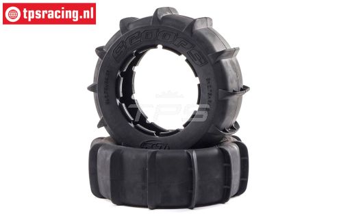 LOS45034 Scoops Paddle banden Ø120-B70 mm, 2 st.