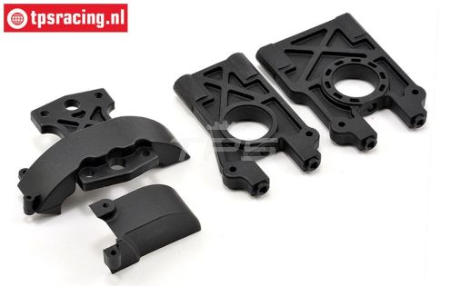 LOSB2545 Diff. houders midden LOSI 5T-BWS, Set