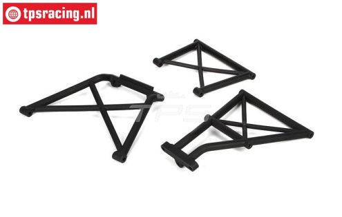 LOSB2576 Rol kooi deel achter LOSI 5T-BWS, Set
