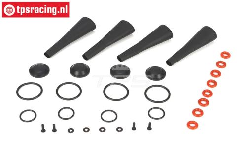 LOSB2856 Schokdemper rubbers LOSI 5T-BWS-TLR, Set