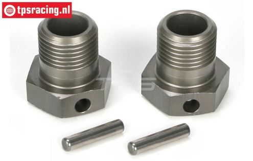 LOSB3225 Wiel meenemer 24 mm LOSI 5T-BWS-TLR, 2 st.