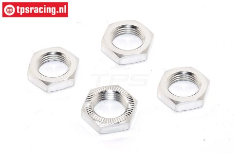 TPSB3227/10 Aluminium Wielmoer Zilver 25 mm, 4 st.