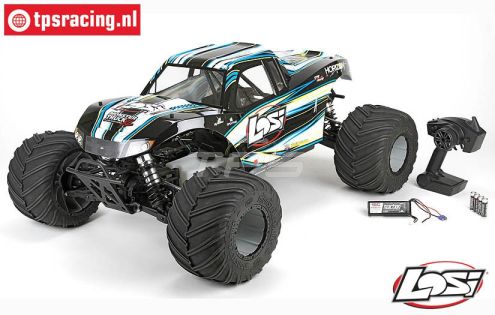 LOS05009T1 LOSI 1/5 MONSTER TRUCK XL 4WD RTR zwart