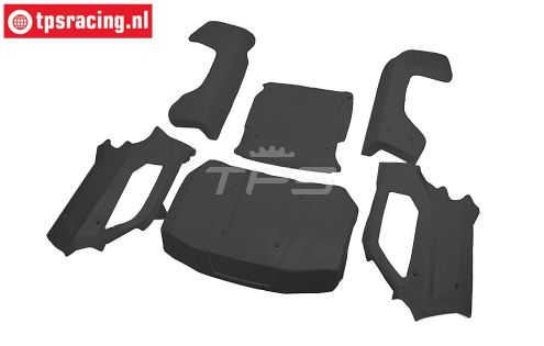 LOS-4000 LOSI 5IVE-TE 3.0 Kap zwart, set