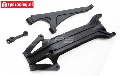LOS-3680 LOSI 5IVE-TE 3.0 Chassis brace voor, set