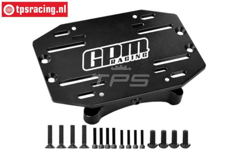 5T3/051-BK LOSI 5T-E Aluminium ESC houder Zwart, Set
