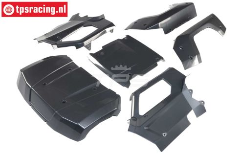 LOS-4350 LOSI 5T 3.0 kap Gun Metal, set