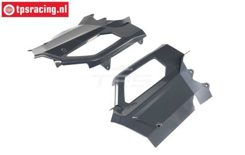 LOS-4349 LOSI 5T 3.0 Deur Links-Rechts gun metal, set