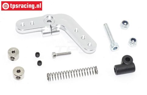 TPS0029/01 Aluminium servo hevel 15T zilver DBXL-MTXL, Set
