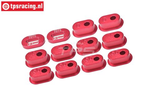 MX010-R PROMOTO Alu-Ketting spanner Rood, set