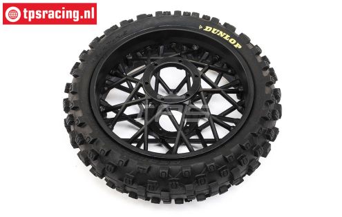 LOS46005 PROMOTO Achterband-velg zwart, 1 st.