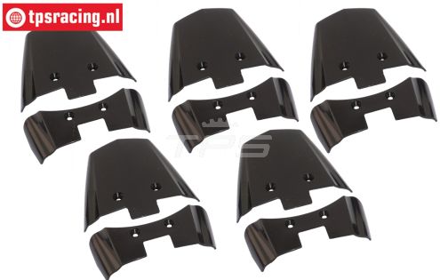 LOS-3263 PROMOTO Spatbord achter Zwart, Set