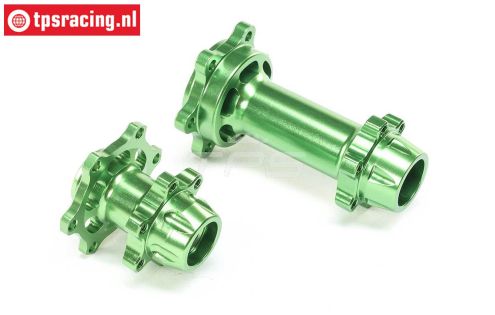 LOS362002 PROMOTO Alu wiel as groen, set